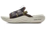 Under Armour Alpha EVA Rubber Sole Slide Slippers Unisex Khaki