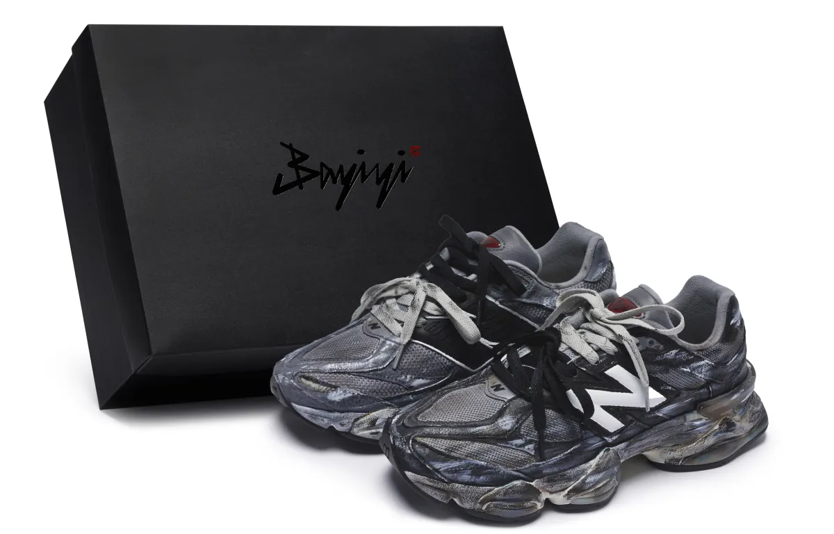 New Balance NB 9060 811 Manufacturing, Ash City, Special Shoe Box Non slip Lightweight Low top Casual Shoes Unisex