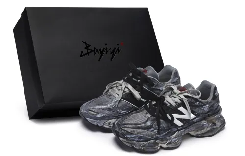 New Balance NB 9060 811 Manufacturing, Ash City, Special Shoe Box Non slip Lightweight Low top Casual Shoes Unisex