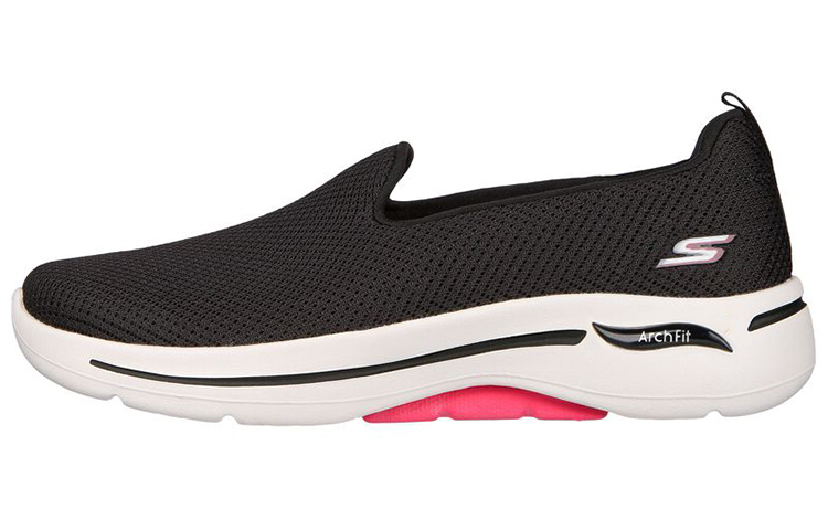 Skechers Go Walk Arch Fit Rateful Low top Casual Shoes Women's Black Pink