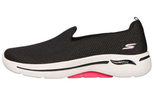 Skechers Go Walk Arch Fit Rateful Low top Casual Shoes Women's Black Pink