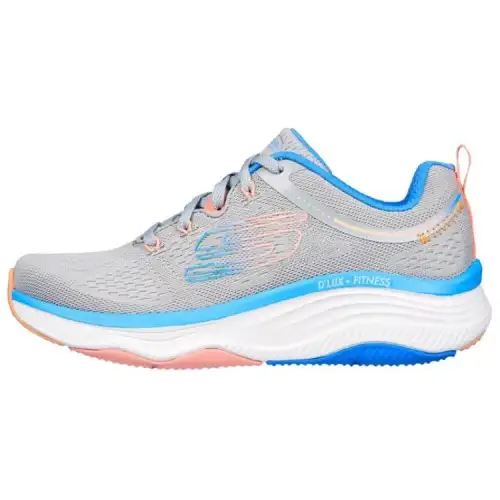 Skechers D'lux Fitness Low top Casual Shoes Women's Gray
