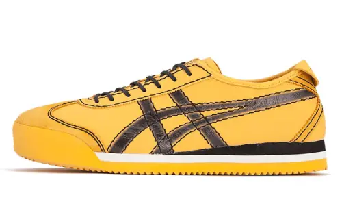 Onitsuka Tiger MEXICO 66 Sd Pf Cushioning Slip Resistant Abrasion Resistant Low top Casual Shoes Unisex Yellow Black