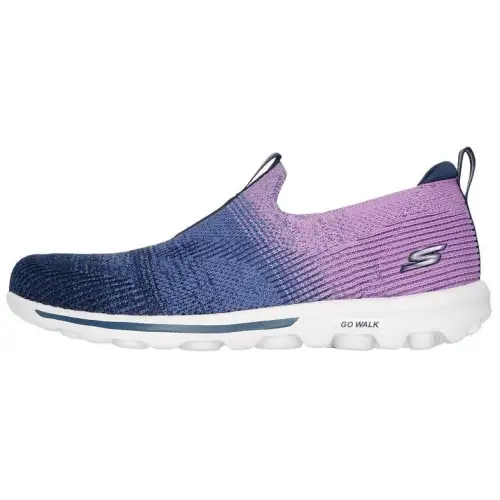 Skechers GO WALK Low top Casual Shoes Women's Blue Purple
