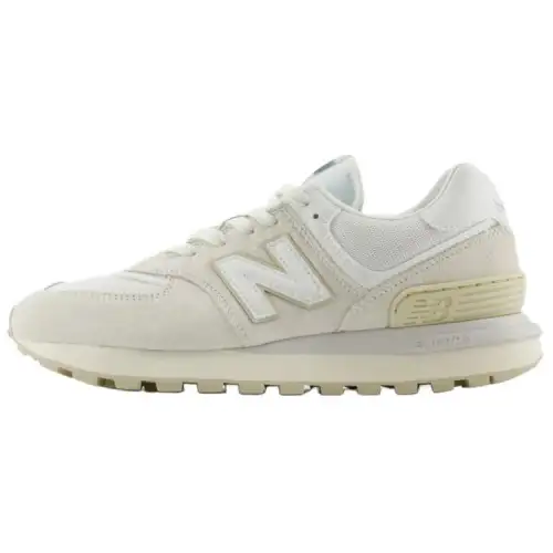 New Balance 574 Legacy Fabric Abrasion Resistant Low top Casual Shoes Unisex Gray White
