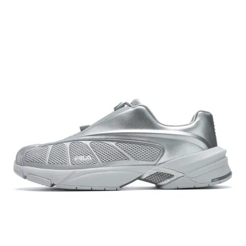 FILA REPLICA Low top Casual Shoes Men's Silver
