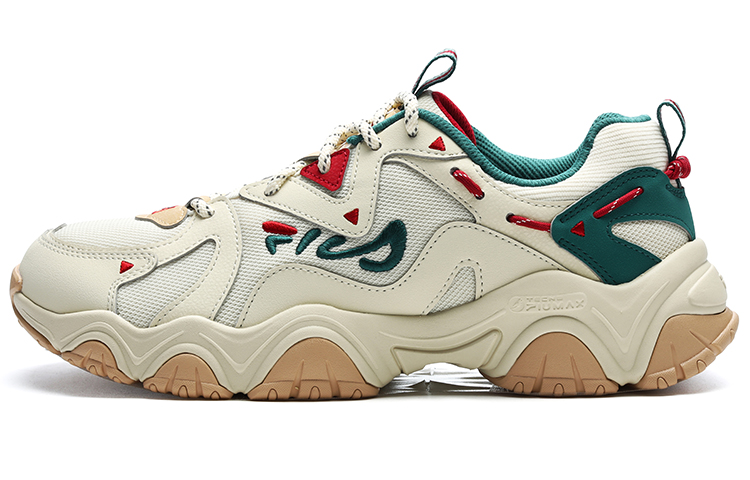 Мужские кроссовки Fila FILA Fluid 4 4XMAS (бежевые с красно-зеленым)