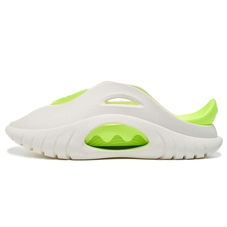 RIGORER Abrasion Resistant Sports Slippers Unisex White Green