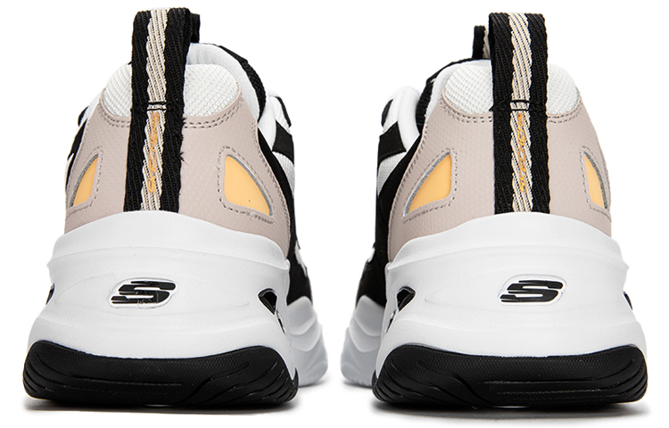 Мужские кроссовки Skechers D'Lites 4.0 (черно-золотые) — Чёрный / золотой — фото 5