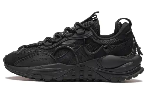 Li Ning CF Star Track Cushioning Rebound Low top Sports Casual Shoes Men's Black