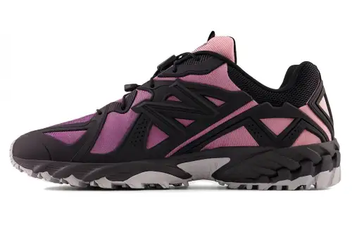 New Balance ML610 Lace Up Abrasion Resistant Breathable Low top Casual Shoes Unisex Black Pink