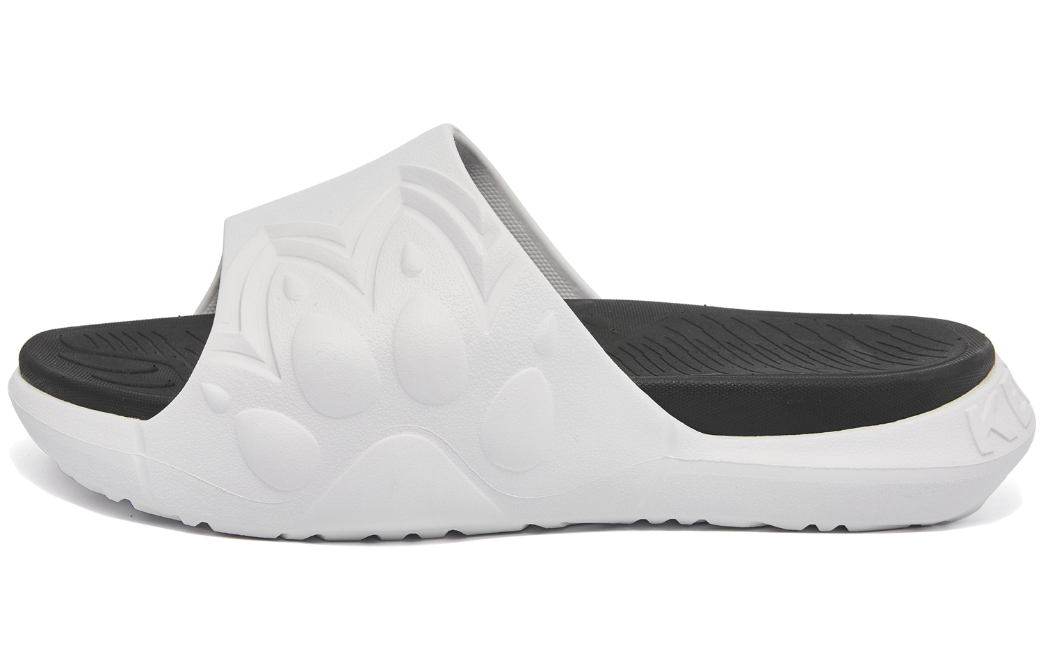 KELME EVA Slip Resistant Abrasion Resistant Slip Resistant Abrasion Resistant Slide Slippers Unisex White Black