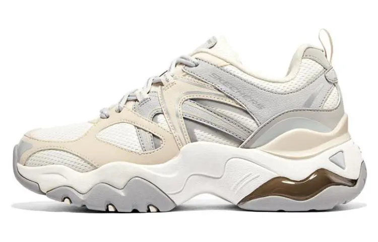 Skechers DLites 3.0 Air Sneakers 'White Grey Beige' Women's