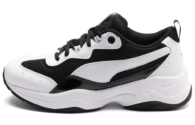 PUMA Cilia Patent White/Black Women's