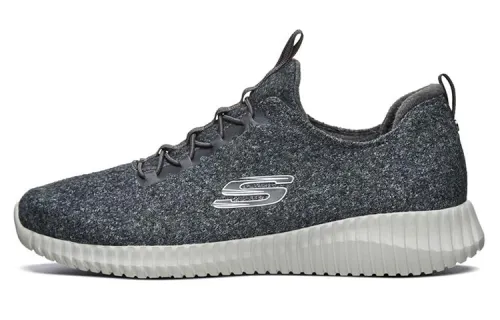 Skechers Elite Flex Casual Shoes Men's Low Top Charcoal Gray