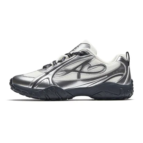 Anta Joyful Ballet Low top Casual Shoes Women's Bright Silver Black
