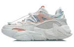 Li Ning Qianhangce Cushioning Slip Resistant Low top Casual Shoes Women's Mist White