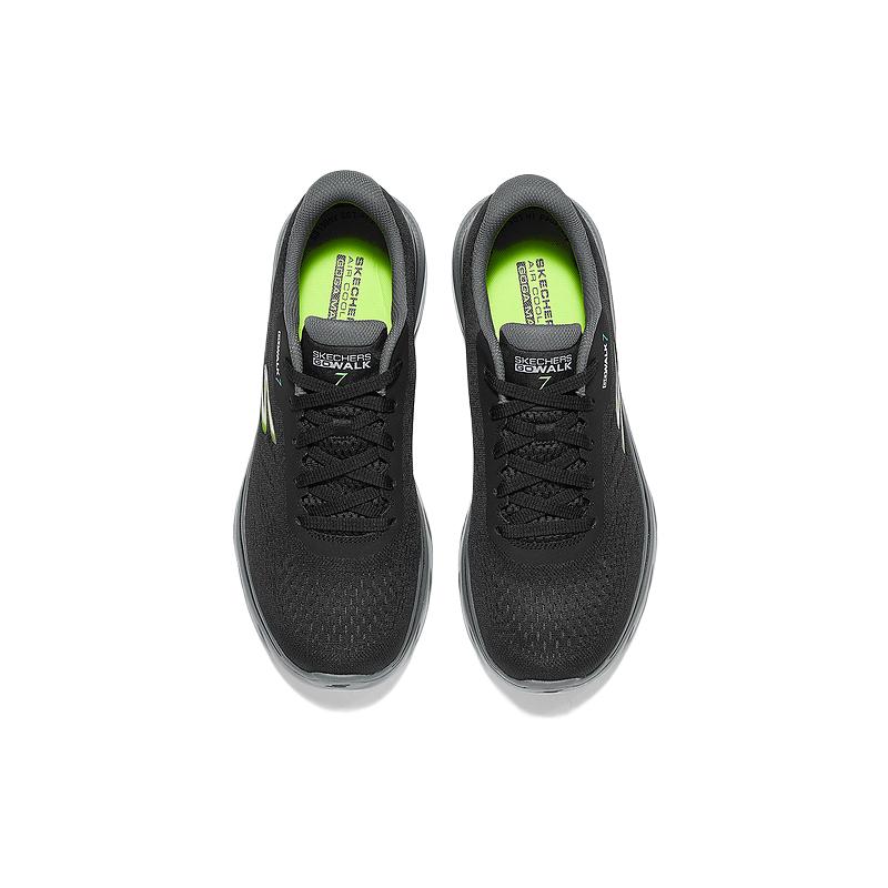 Skechers MEN’S GO WALK Comfortable Low top Casual Shoes Men’s Black
