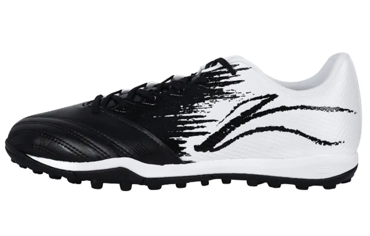 Li Ning TF Turf Artificial Turf Synthetic Leather Cushioning Slip Resistant Abrasion Resistant Soccer Shoes Men's