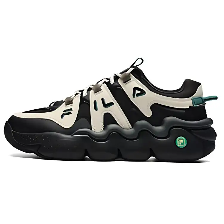 FILA Abrasion Resistant Breathable Low top Casual Shoes Men's Black