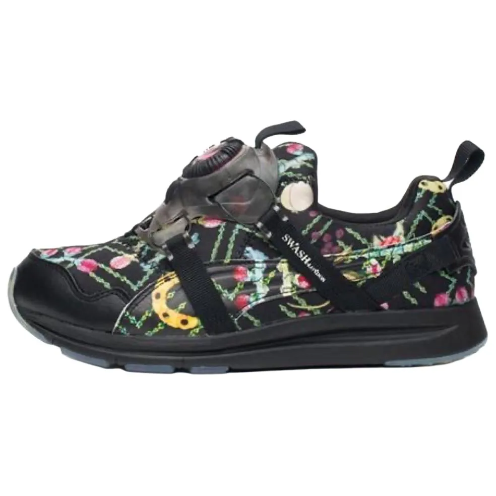 HAAST DISC x PUMA Swash Abrasion Resistant Low top Casual Shoes Women's Black