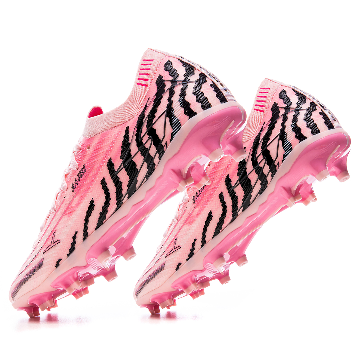 Saibi MG Rubber Short Studs TF Rubber Broken Studs Abrasion Resistant, Breathable, Lightweight Soccer Shoes Unisex