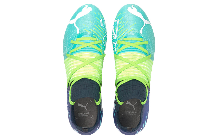 Мужские бутсы PUMA Future 1.2 (зеленые) — фото 3
