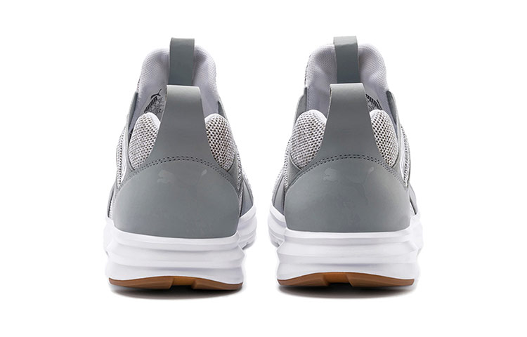 Мужские кроссовки PUMA Enzo Knit (серо-белые) — фото 4