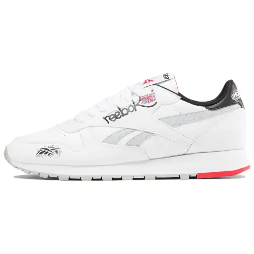 Reebok Classic Leather Low top Casual Shoes Unisex White Black Red
