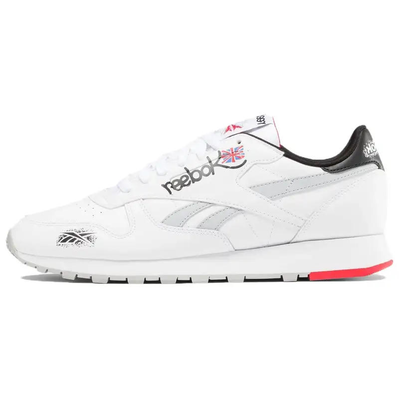 Reebok Classic Leather Low top Casual Shoes Unisex White Black Red