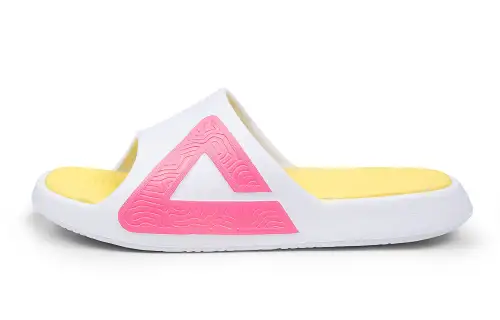 PEAK Tai Ji1.0 Slide Slippers Women's Strawberry White Red
