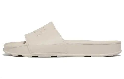 FILA Slick Slide Sports Slippers Unisex Ecru Korean Style