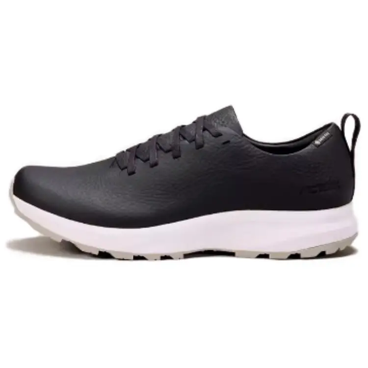 Arc'teryx Solano Leather Comfortable Cushioning Slip Resistant Low top Casual Shoes Unisex Black