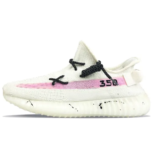 Adidas Originals Yeezy Boost 350 V2 Abrasion Resistant Abrasion Resistant Low top Casual Shoes Unisex White