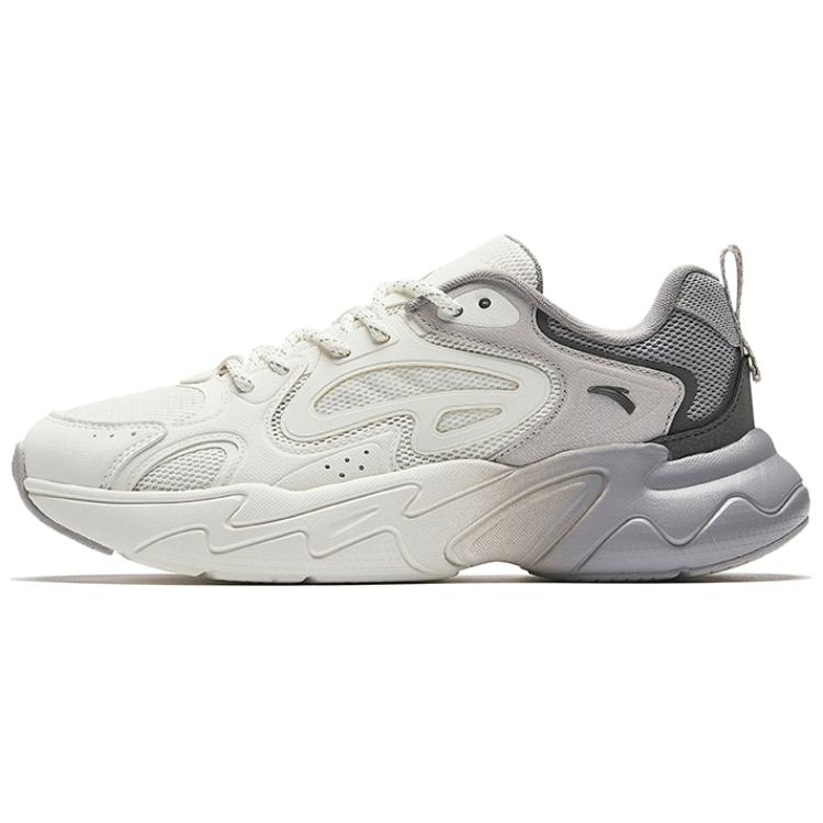 Anta Pulse Cushioning, Wear Resistant Low top Casual Shoes Women's White Gray