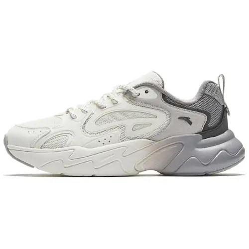 Anta Pulse Cushioning, Wear Resistant Low top Casual Shoes Women's White Gray