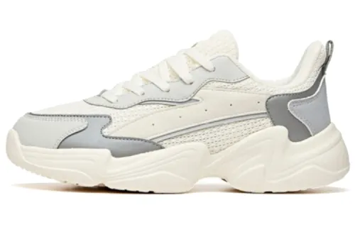 ANTA Casual Shoes Women's Low Top Gray White