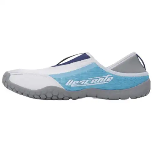 DESCENTE Slip Resistant Quick Dry Slip Resistant Quick Dry Low top Casual Shoes Unisex White Blue