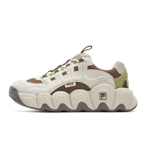 FILA Croissant Height Increasing Thermal Low top Casual Shoes Men's Champagne Brown