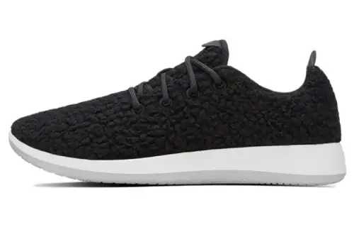 Allbirds Wool Runner Fluff Cushioning Slip Resistant Abrasion Resistant Low top Sports Casual Shoes Men's Black White