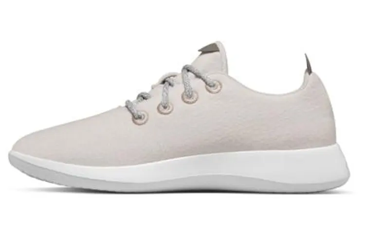 Allbirds Wool Runner Fabric Cushioning Breathable Low top Sports Casual Shoes Men's Pale Dogwood White