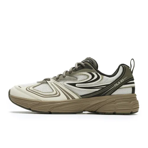 FILA Abrasion Resistant Breathable Low top Casual Shoes Men's Antarctic Gray/Stone Gray