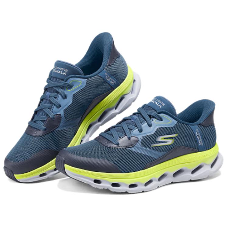 Skechers MEN’S GO WALK Soft And Comfortable Low top Casual Shoes Men’s Blue