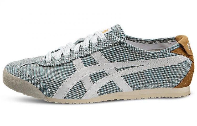 Кроссовки Onitsuka Tiger MEXICO 66 (серо-зеленые)