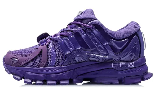 Li Ning Furious Rider ACE 1.5 Comfortable And Trendy Low top Casual Shoes Women's Purple