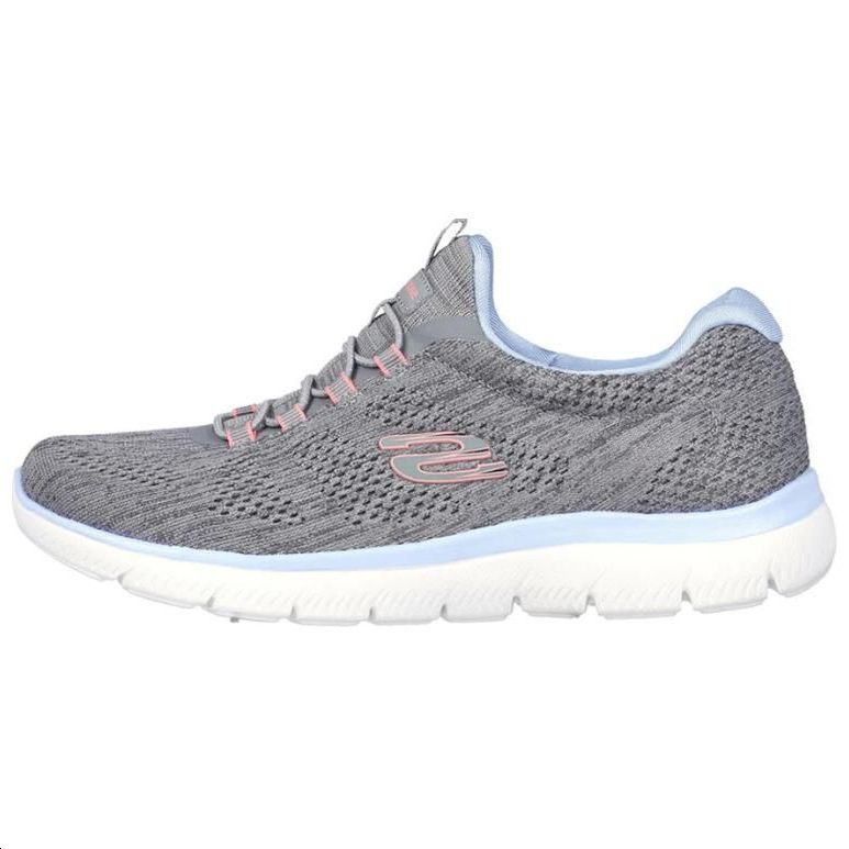 Skechers Summits Fun Flare Mid top Casual Shoes Women's Gray