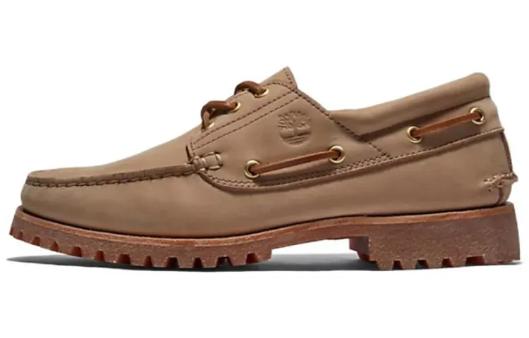 Timberland 3 Eye Casual Shoes Men's Low Top Khaki