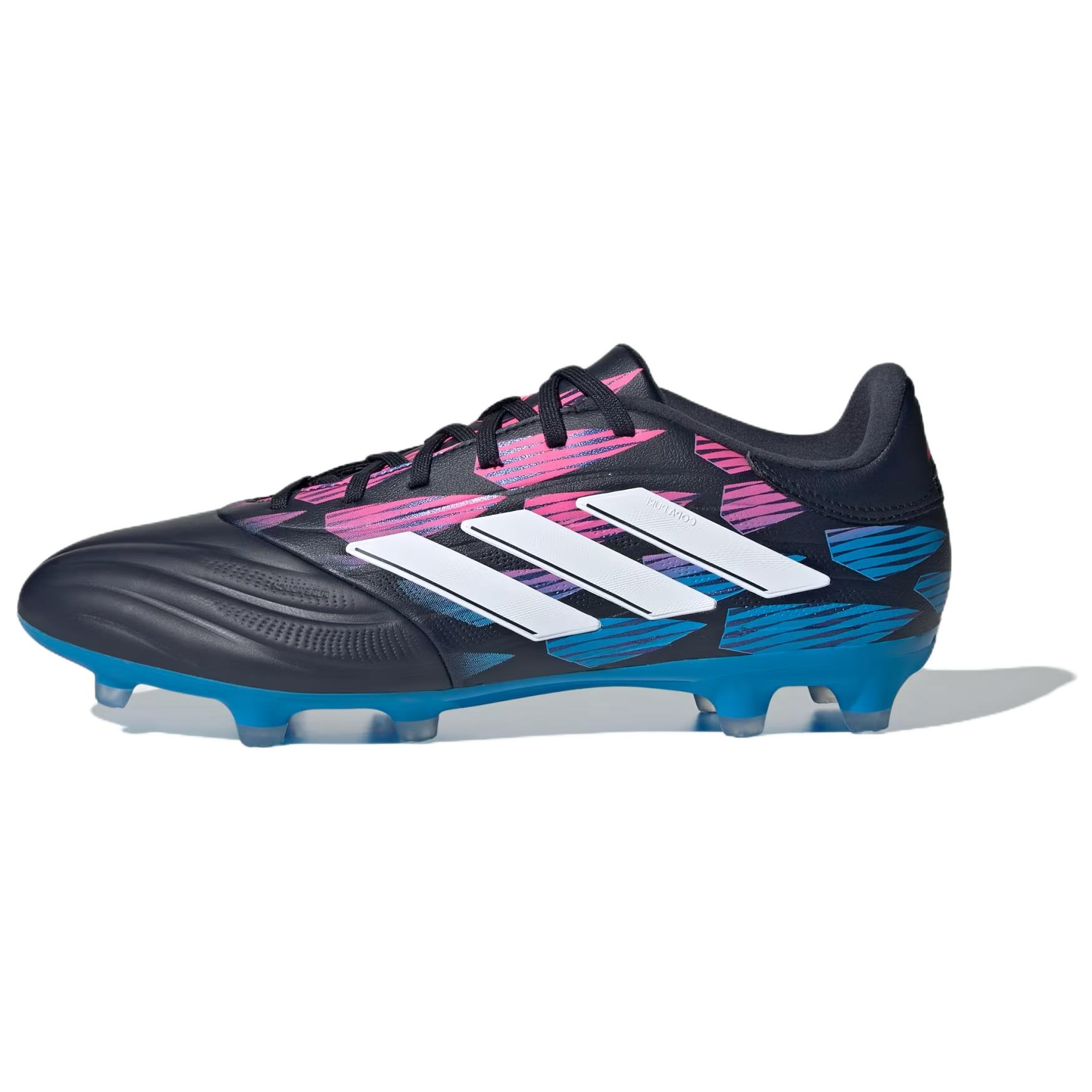 Adidas COPA PURE 2 Slip Resistant Abrasion Resistant Soccer Shoes Unisex Black Pink