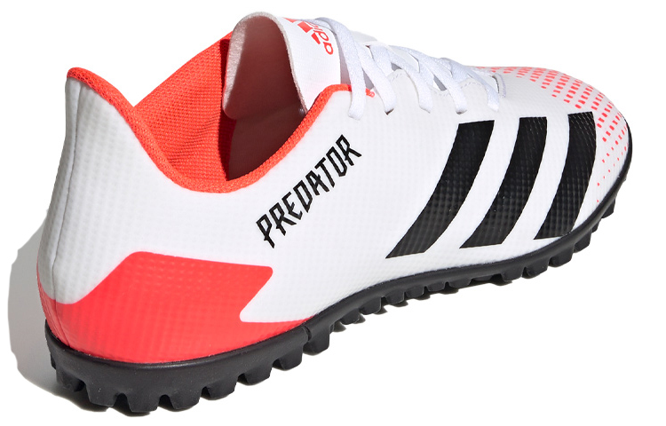 Мужские бутсы adidas Predator 20.4 (бело-розово-черные) — фото 4
