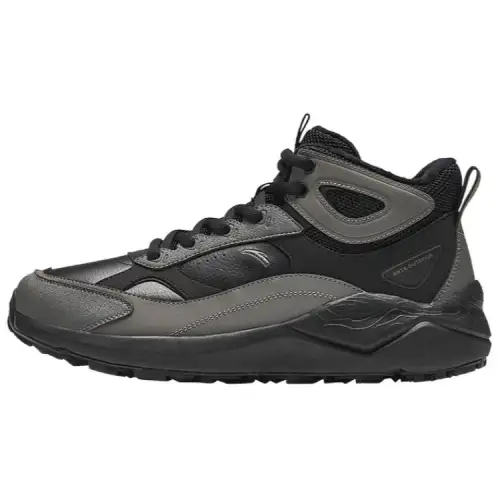 Anta Textile, Synthetic Leather Tazhou, Trendy Versatile, Fleece Lined Balance Thermal High top Casual Shoes Men's